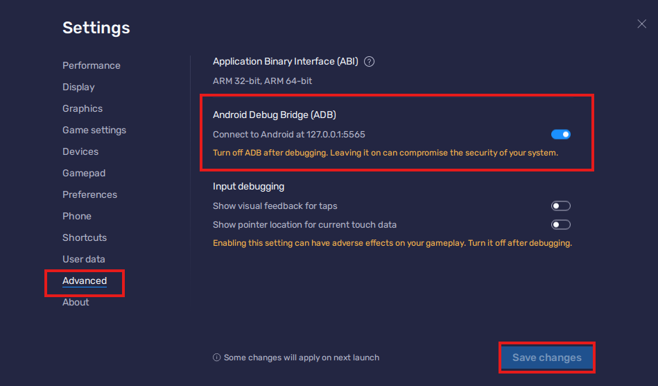 Enable ADB