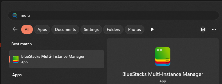 BlueStacks Multi-Instance Manager