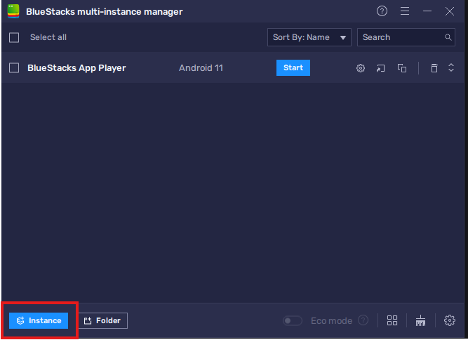 Create Fresh Instance